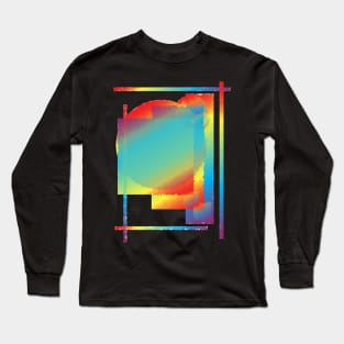 grid rainbow Long Sleeve T-Shirt